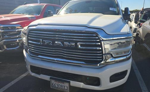 Bright White Clearcoat 2023 RAM 2500 Laramie Crew Cab 4x4 6'4' Box