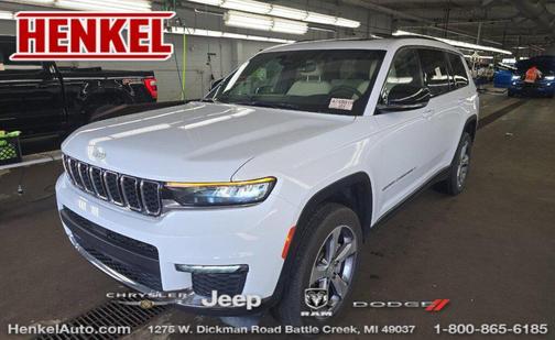 Bright White Clearcoat 2024 Jeep Grand Cherokee L Limited
