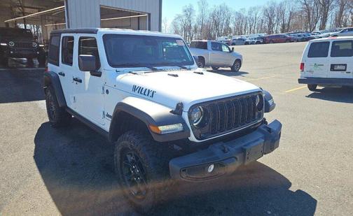 Bright White Clearcoat 2025 Jeep Wrangler 4xe Willys