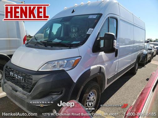 Bright White Clearcoat 2025 RAM ProMaster 3500 High Roof