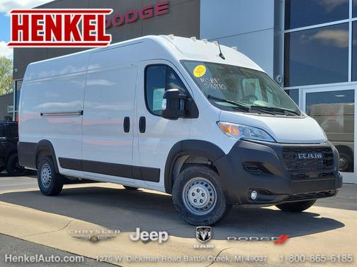 Bright White Clearcoat 2025 RAM ProMaster 3500 High Roof