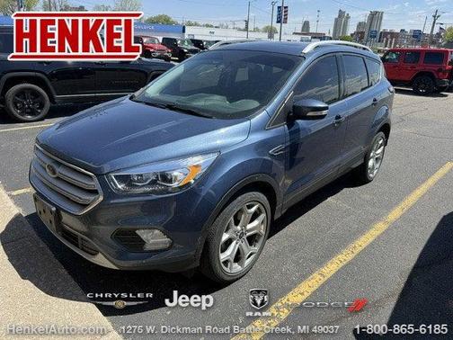 Lightning Blue 2018 Ford Escape Titanium