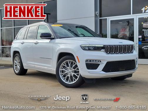 Bright White Clearcoat 2023 Jeep Grand Cherokee 4xe Summit