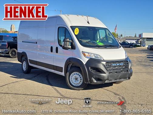 Bright White Clearcoat 2025 RAM ProMaster 2500 Tradesman