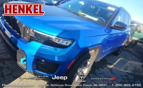 Hydro Blue Pearlcoat 2023 Jeep Grand Cherokee 4xe Trailhawk
