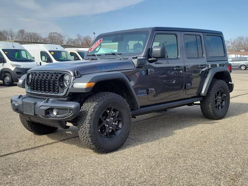 Granite Crystal Metallic Clearcoat 2025 Jeep Wrangler 4xe Willys