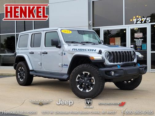 Silver Zynith Clearcoat 2024 Jeep Wrangler 4xe Rubicon X