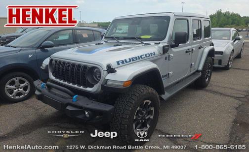 Silver Zynith Clearcoat 2024 Jeep Wrangler 4xe Rubicon X