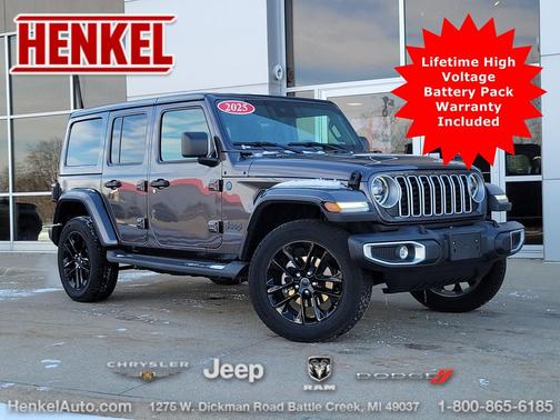 Granite Crystal Metallic Clearcoat 2025 Jeep Wrangler 4xe Sahara