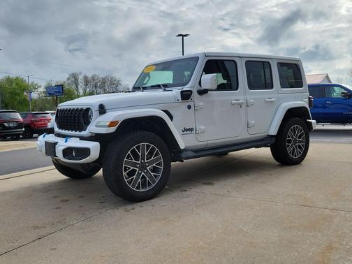 Bright White Clearcoat 2024 Jeep Wrangler 4xe High Altitude