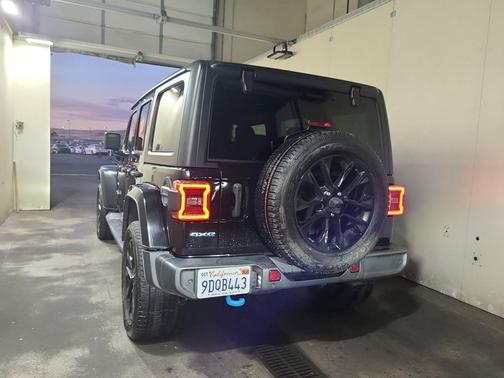 Black Clearcoat 2023 Jeep Wrangler 4xe Sahara
