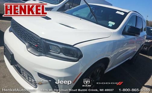 White Knuckle Clearcoat 2024 Dodge Durango GT Premium AWD