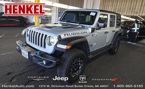 Silver Zynith Clearcoat 2023 Jeep Wrangler 4xe Rubicon
