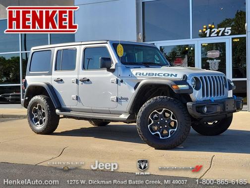 Silver Zynith Clearcoat 2023 Jeep Wrangler 4xe Rubicon