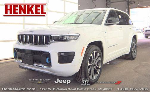 Bright White Clearcoat 2023 Jeep Grand Cherokee 4xe Overland