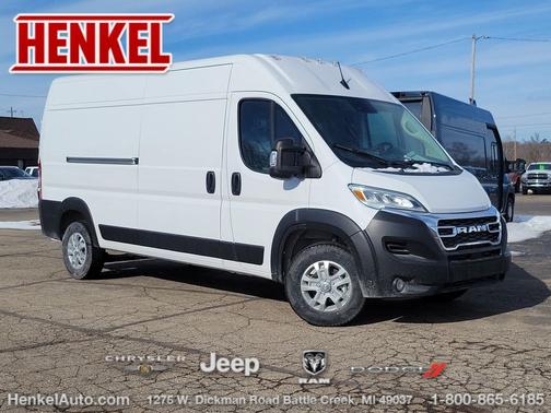 Bright White Clearcoat 2025 RAM ProMaster 2500 High Roof