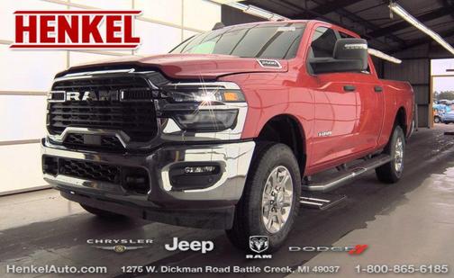 Flame Red Clearcoat 2026 RAM 2500 Big Horn Crew Cab 4x4 6'4' Box