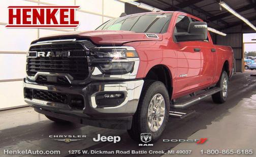 Flame Red Clearcoat 2026 RAM 2500 Big Horn Crew Cab 4x4 6'4' Box