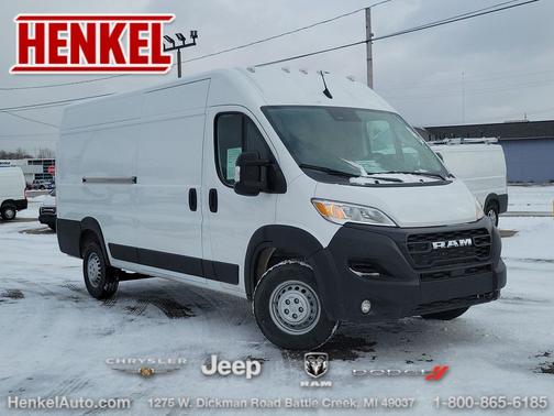 Bright White Clearcoat 2025 RAM ProMaster 3500 High Roof