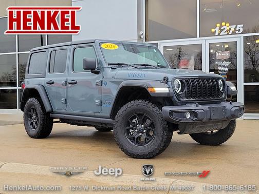 Anvil Clearcoat 2025 Jeep Wrangler 4xe Willys