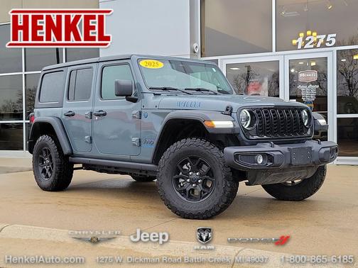 Anvil Clearcoat 2025 Jeep Wrangler 4xe Willys