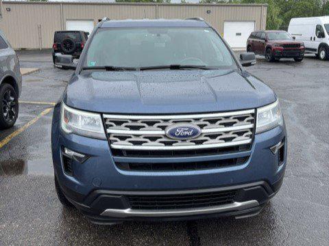 Blue Metallic 2018 Ford Explorer XLT
