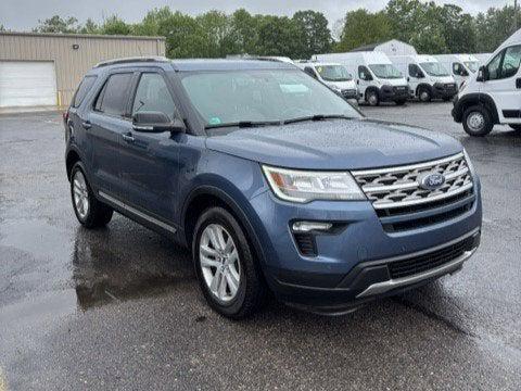 Blue Metallic 2018 Ford Explorer XLT