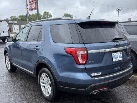 Blue Metallic 2018 Ford Explorer XLT