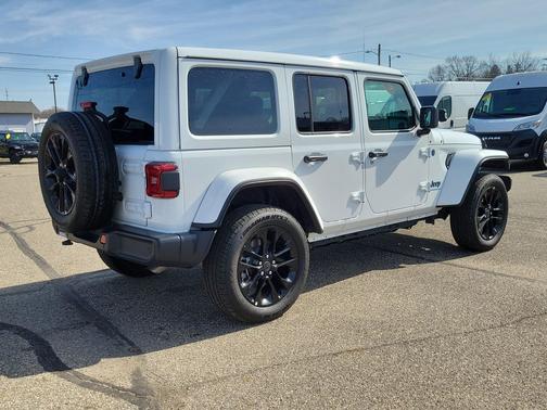 Bright White Clearcoat 2025 Jeep Wrangler 4xe Sahara