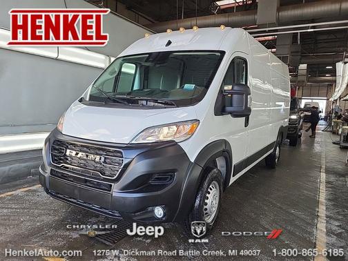 Bright White Clearcoat 2025 RAM ProMaster 3500 High Roof