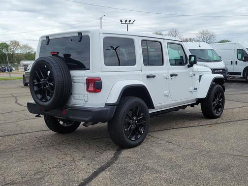 Bright White Clearcoat 2025 Jeep Wrangler 4xe Sahara
