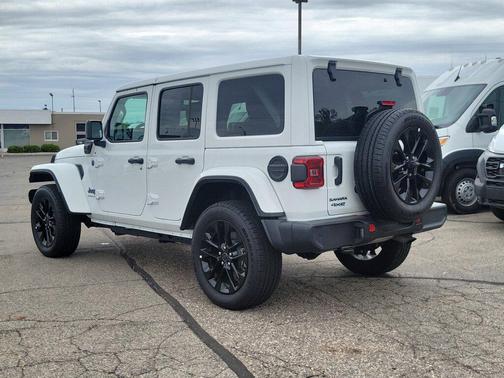 Bright White Clearcoat 2025 Jeep Wrangler 4xe Sahara