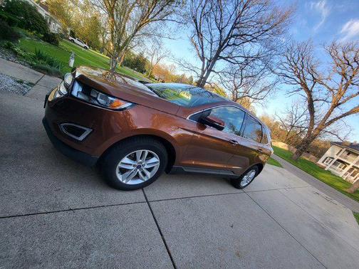 Brown 2017 Ford Edge SEL