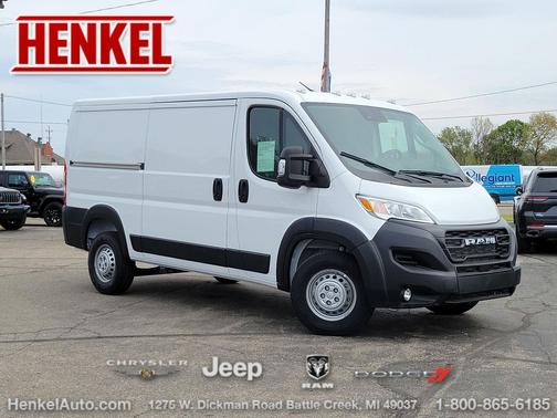 Bright White Clearcoat 2025 RAM ProMaster 1500 Low Roof