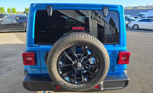 Hydro Blue Pearlcoat 2022 Jeep Wrangler Unlimited 4xe Sahara