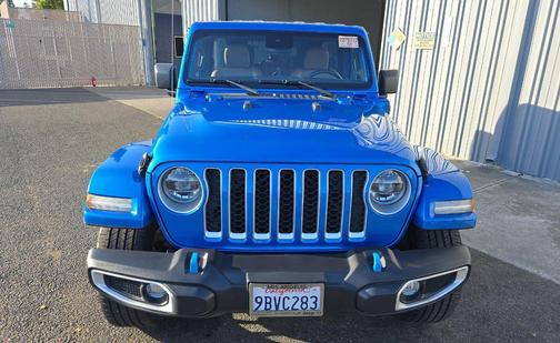 Hydro Blue Pearlcoat 2022 Jeep Wrangler Unlimited 4xe Sahara