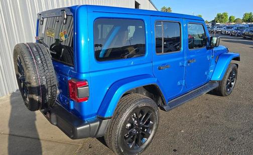 Hydro Blue Pearlcoat 2022 Jeep Wrangler Unlimited 4xe Sahara