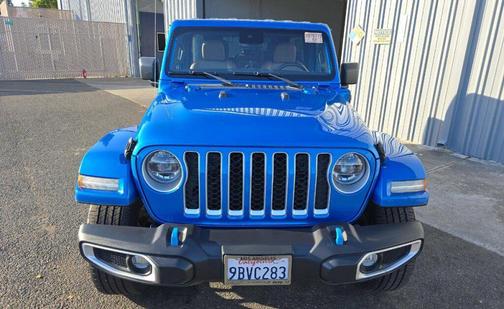 Hydro Blue Pearlcoat 2022 Jeep Wrangler Unlimited 4xe Sahara