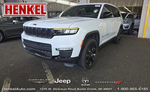 Bright White Clearcoat 2024 Jeep Grand Cherokee L Limited