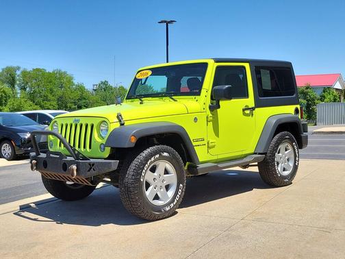 Hypergreen Clearcoat 2016 Jeep Wrangler Sport