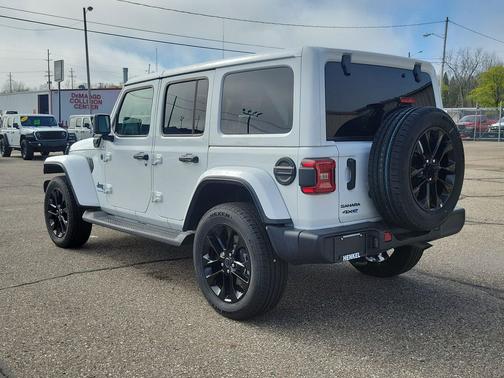 Bright White Clearcoat 2025 Jeep Wrangler 4xe Sahara