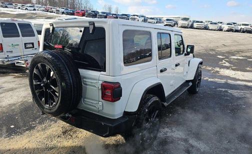 Bright White Clearcoat 2025 Jeep Wrangler 4xe Sahara