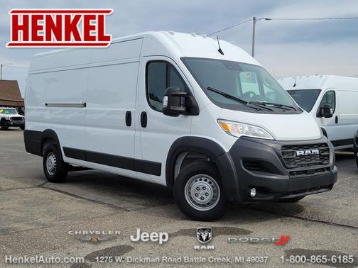 Bright White Clearcoat 2025 RAM ProMaster 3500 High Roof