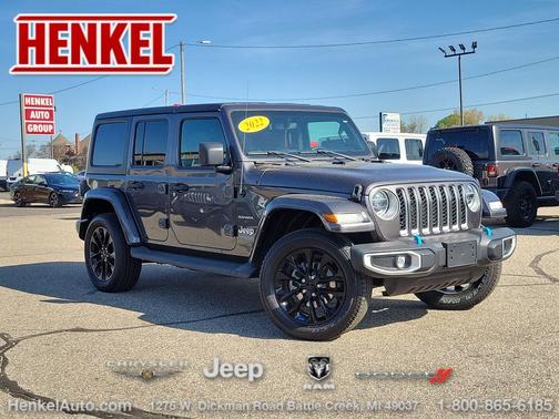 Granite Crystal Metallic Clearcoat 2022 Jeep Wrangler Unlimited 4xe Sahara