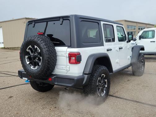 Bright White Clearcoat 2025 Jeep Wrangler 4xe Rubicon