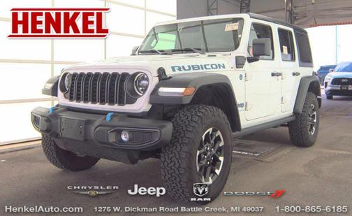 Bright White Clearcoat 2025 Jeep Wrangler 4xe Rubicon