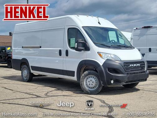 Bright White Clearcoat 2025 RAM ProMaster 3500 High Roof
