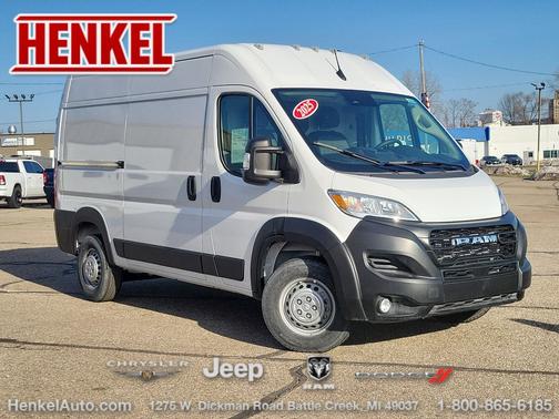 Bright White Clearcoat 2025 RAM ProMaster 2500 Tradesman