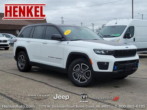 Bright White Clearcoat 2022 Jeep Grand Cherokee 4xe Trailhawk