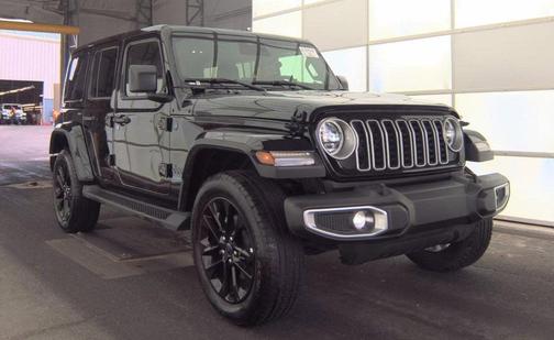 Black Clearcoat 2025 Jeep Wrangler 4xe Sahara